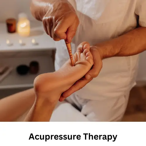Acupressure therapy at the aastha clinic