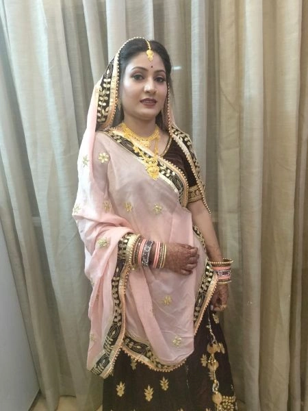 Full Makeup Look With Draping