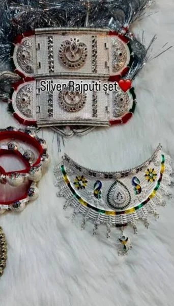 Silver Rajputi Set