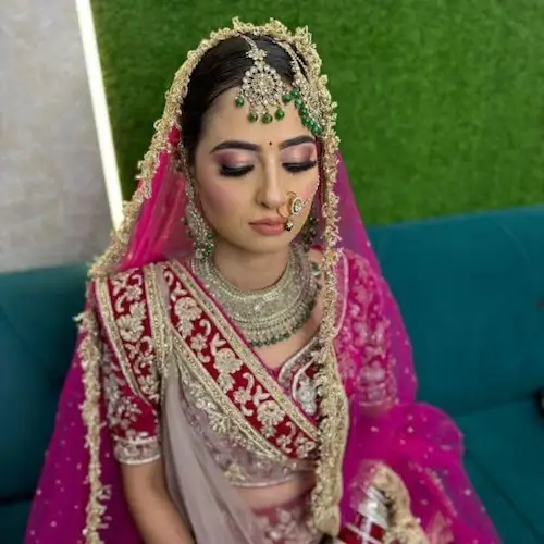 Bridal Makeup done by Kajal Yadav