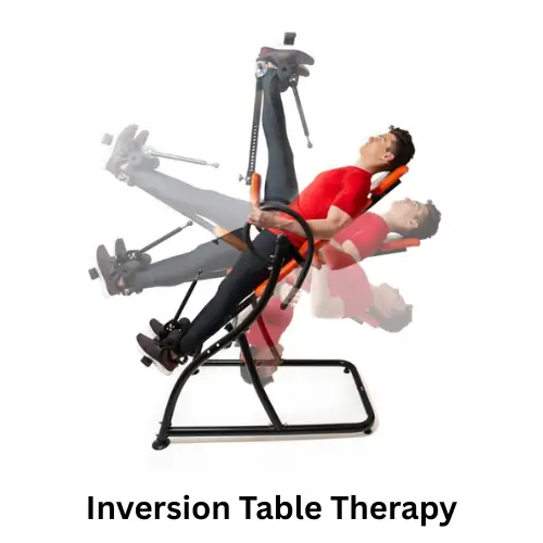 Inversion table herapy