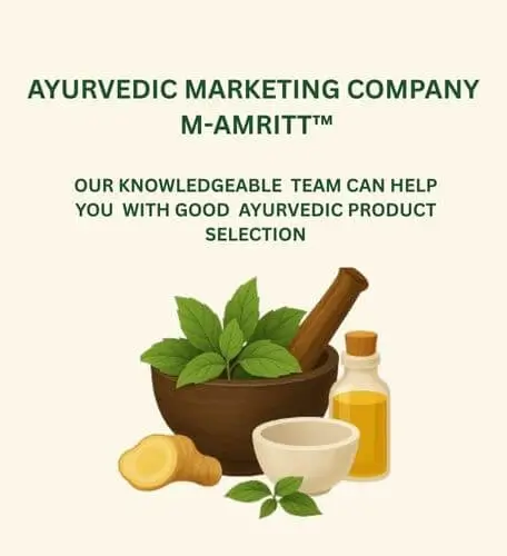 M-Amritt Ayurvedic Products Selection Process