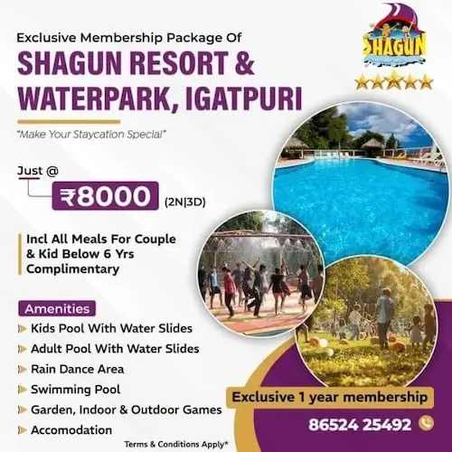 Shagun Resort Igatpuri Packages and Rates