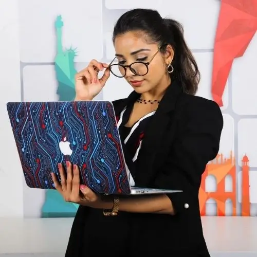Wrapcart beautiful macbook skin